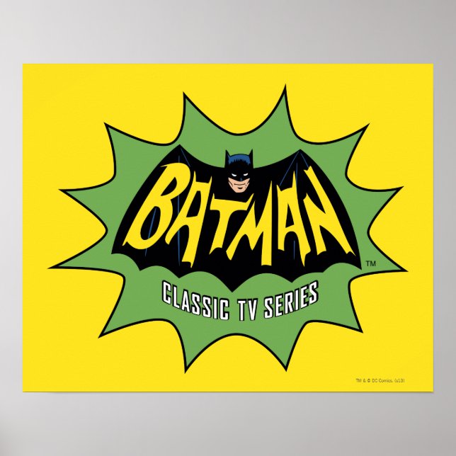 Logo der Fernsehserie Batman Classic Poster (Vorne)