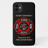 Logo der Feuerabteilung Schwarz-Rot-Abzeichen11