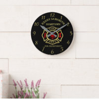 Logo der Feuerabteilung Schwarzes und Gold-Abzeich