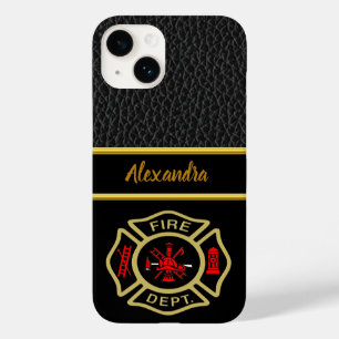Logo der Feuerwehr Gold und Abzeichen Case-Mate iPhone 14 Hülle
