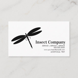 Logo der Firma Dragonfly Pest Kontrolle Visitenkarte