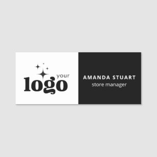 Logo der Firma Magnetic Custom Employee Name Compa Namensschild