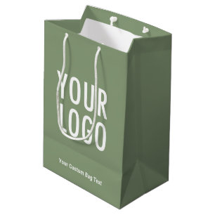 Logo der Firma "Sage Green 10 inch Gift Bag Compan Mittlere Geschenktüte