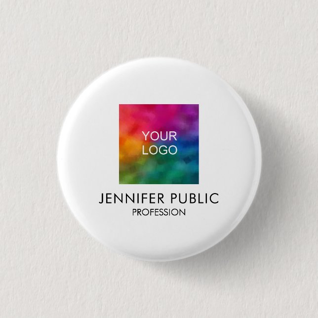 Logo der Firma Unternehmen benutzerdefinierten Hin Button (Vorderseite)