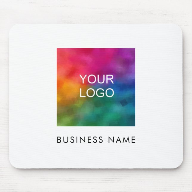 Logo der Firma Unternehmen hinzufügen Mousepad (Vorne)