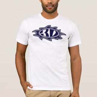 Logo der Flammen-3d T-Shirt