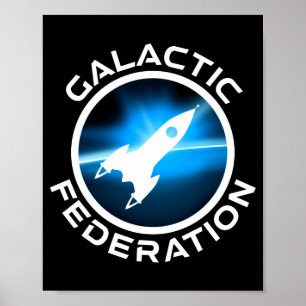 Logo der Galaktischen Föderation Poster