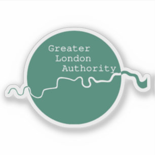 Logo der Greater London Authority, England Aufkleber