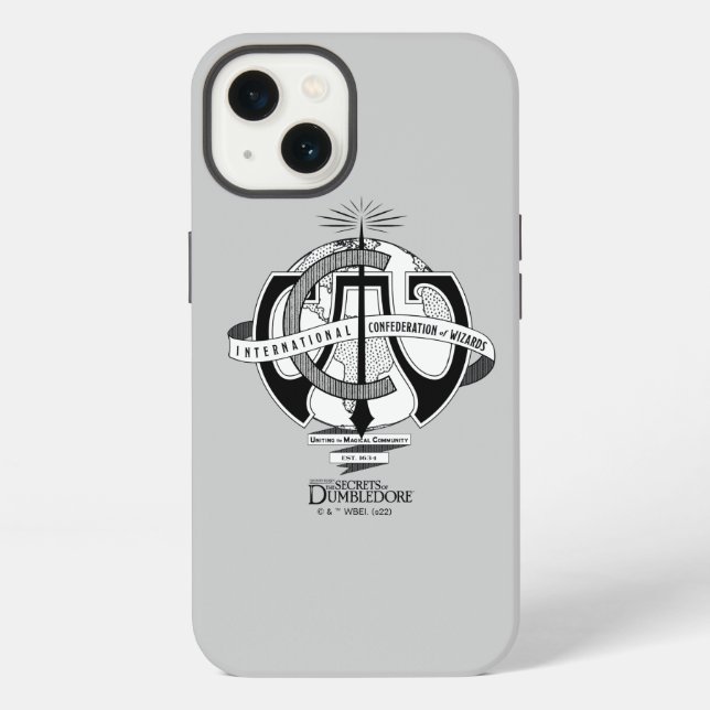 Logo der Internationalen Zaubererkonföderation iPhone Hülle (Rückseite)