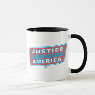 Logo der Justice League of America Tasse