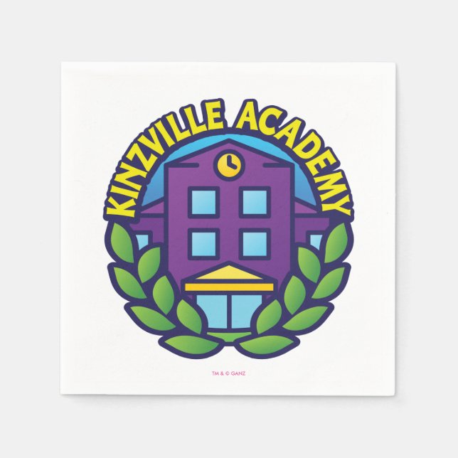 Logo der Kinzville Academy Serviette (Vorderseite)