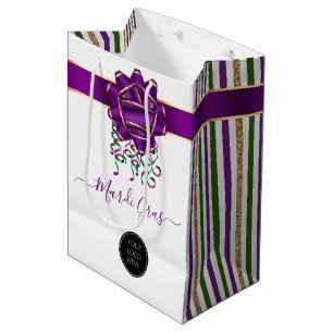 Logo der Mardi Gras Company Mittlere Geschenktüte