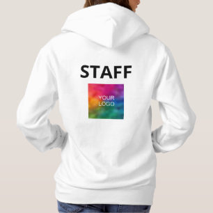 Logo der Mitarbeiterinnen für Weiße Hooys hier Hoodie