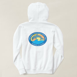 Logo der Point Fermin-Grundschule Weiß Hoodie