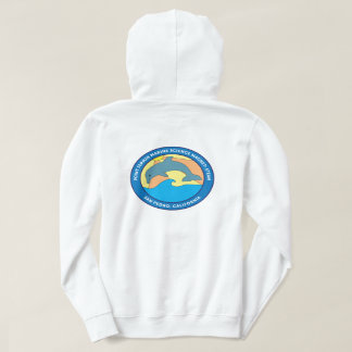 Logo der Point Fermin-Grundschule Weiß Hoodie