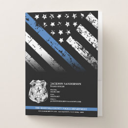 Logo der Polizeibehörde für die Strafverfolgung Bewerbungsmappe