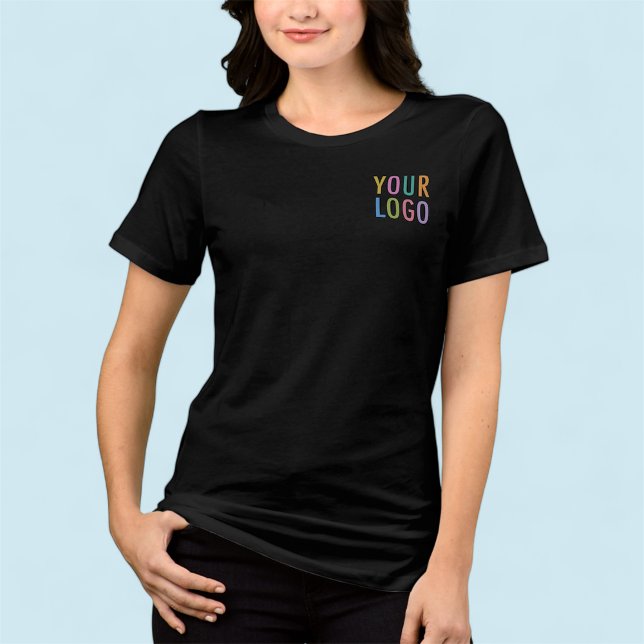 Logo der Premium Women's Black T - Shirt Custom Co (MISOOK Women’s Black T-Shirt with Logo on Chest and Back)