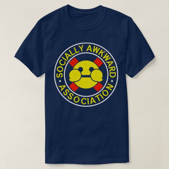 Logo der Social Awkward Association T-Shirt (Design vorne)