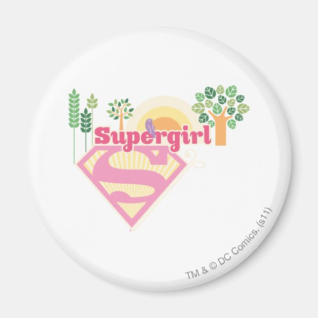 Logo der Supergirl Nature Magnet (Vorne)