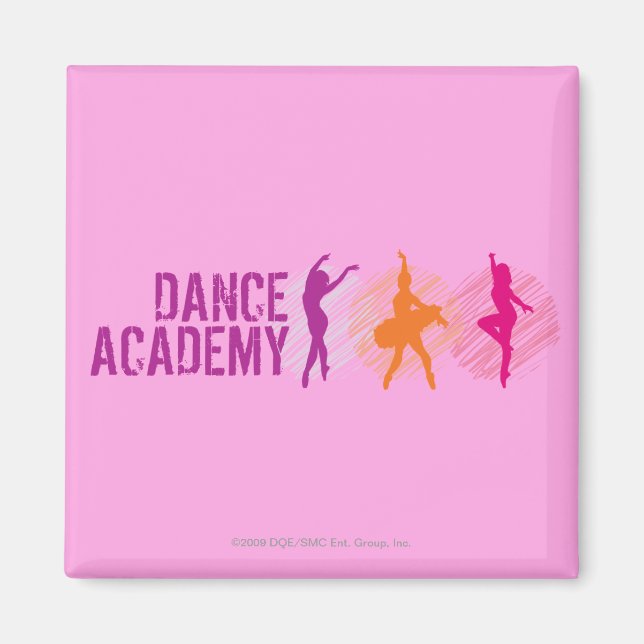 Logo der Tance Academy Colour Dancers Magnet (Vorne)