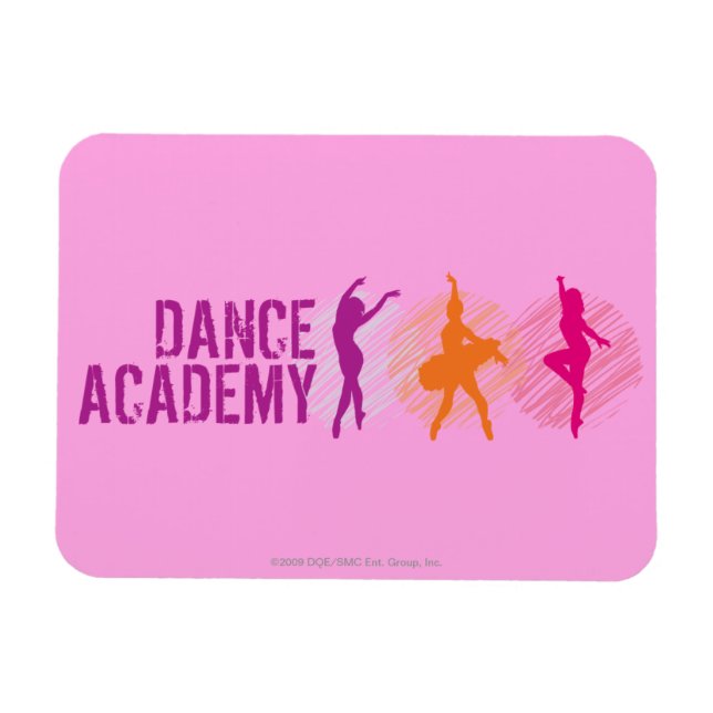 Logo der Tance Academy Colour Dancers Magnet (Horizontal)