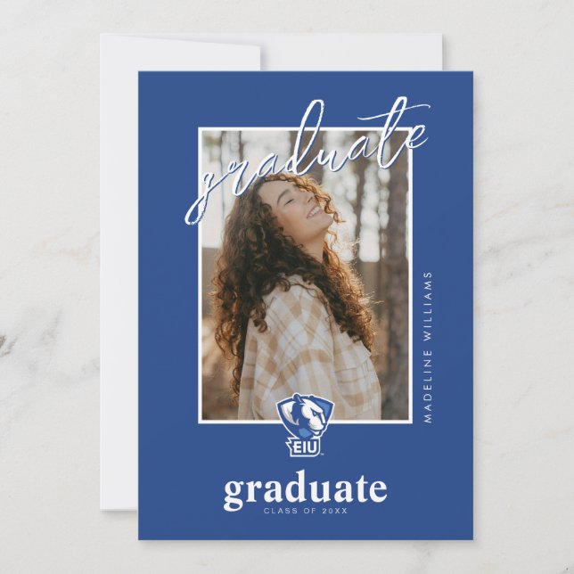 Logo der University Panthers von Eastern Illinois Ankündigung (Vorderseite)