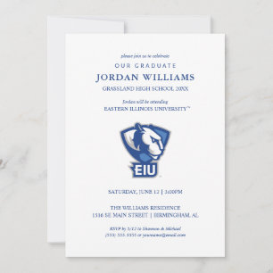 Logo der University Panthers von Eastern Illinois Ankündigung