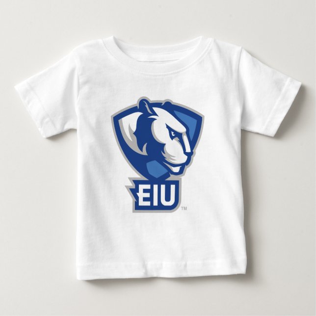 Logo der University Panthers von Eastern Illinois Baby T-shirt (Vorderseite)