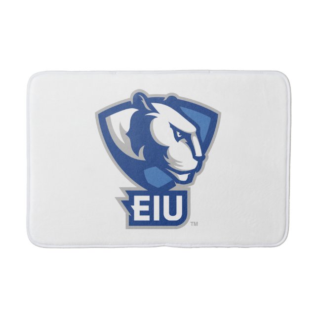 Logo der University Panthers von Eastern Illinois Badematte (Vorderseite)