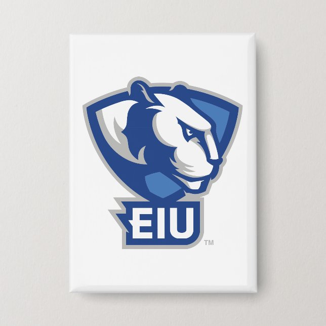 Logo der University Panthers von Eastern Illinois Button (Vorderseite)