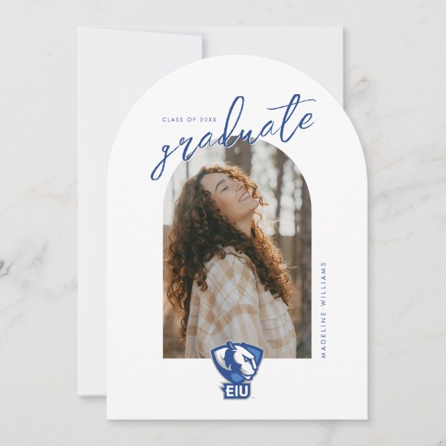 Logo der University Panthers von Eastern Illinois Einladung (Vorderseite)