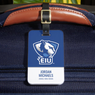 Logo der University Panthers von Eastern Illinois Gepäckanhänger