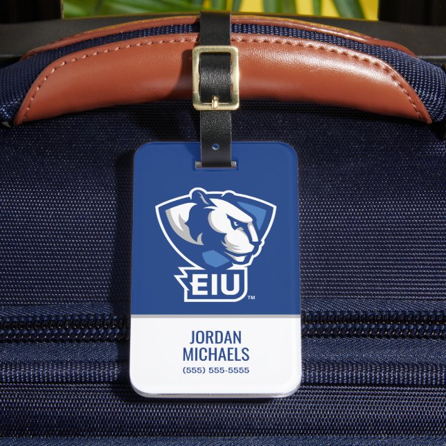 Logo der University Panthers von Eastern Illinois Gepäckanhänger (Vorderseite Insitu 2)