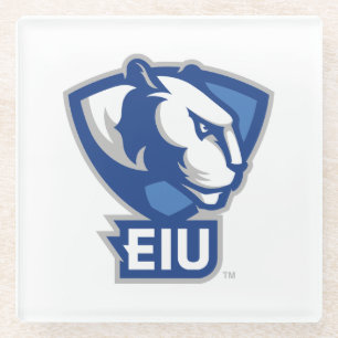 Logo der University Panthers von Eastern Illinois Glasuntersetzer