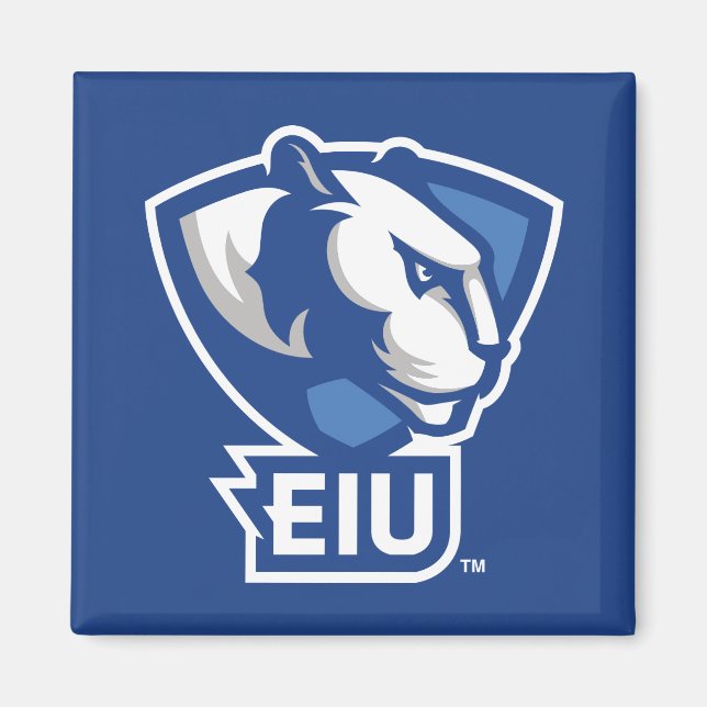 Logo der University Panthers von Eastern Illinois Magnet (Vorne)