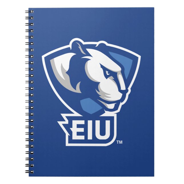 Logo der University Panthers von Eastern Illinois Notizblock (Vorderseite)