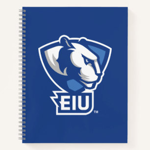 Logo der University Panthers von Eastern Illinois Notizbuch