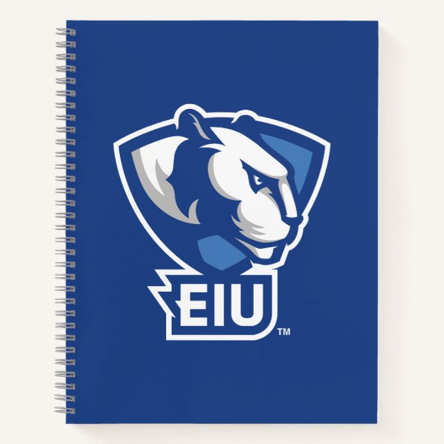 Logo der University Panthers von Eastern Illinois Notizbuch (Vorderseite)