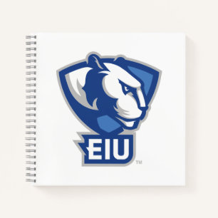 Logo der University Panthers von Eastern Illinois Notizbuch