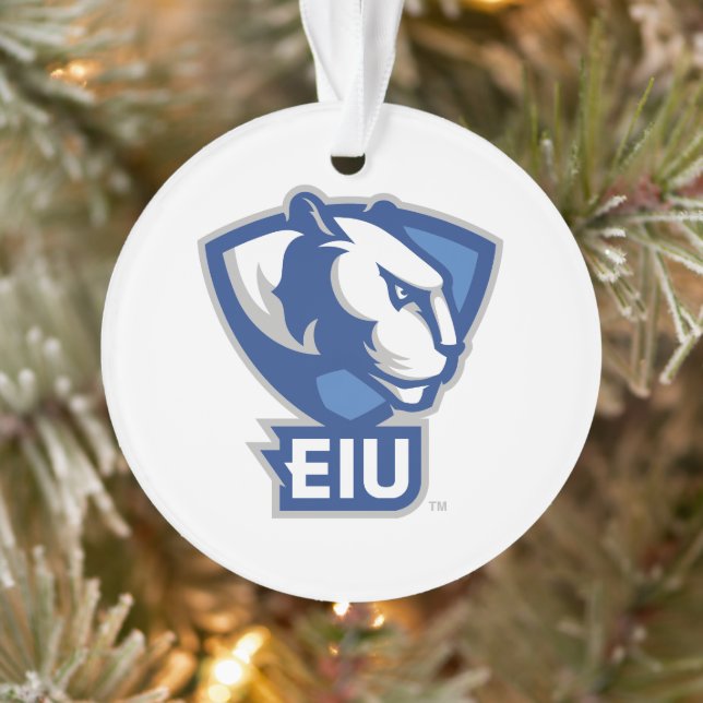 Logo der University Panthers von Eastern Illinois Ornament (Baum)