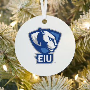 Logo der University Panthers von Eastern Illinois Ornament Aus Metall