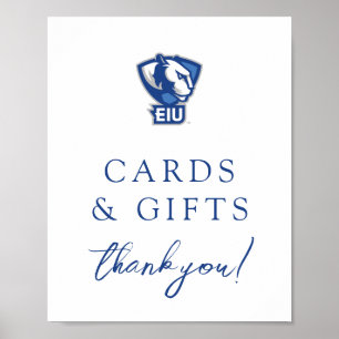 Logo der University Panthers von Eastern Illinois Poster