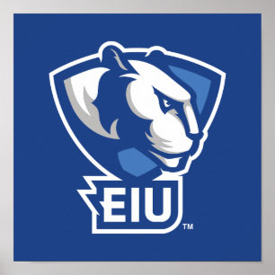 Logo der University Panthers von Eastern Illinois Poster