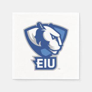 Logo der University Panthers von Eastern Illinois Serviette