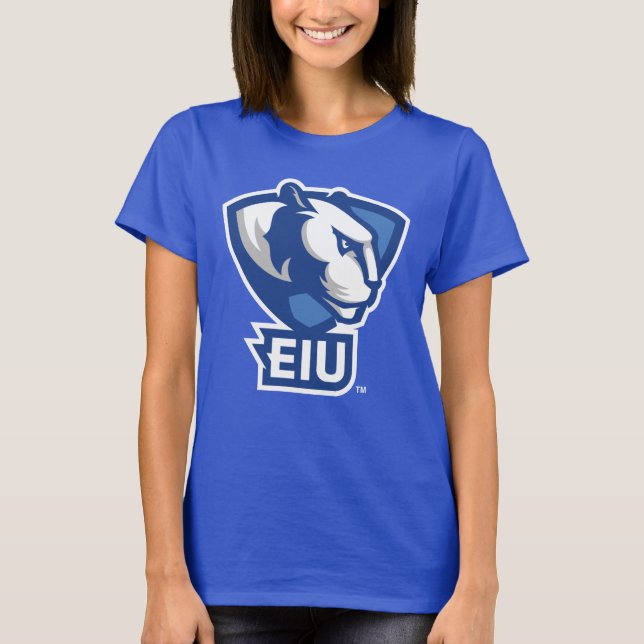 Logo der University Panthers von Eastern Illinois T-Shirt (Vorderseite)