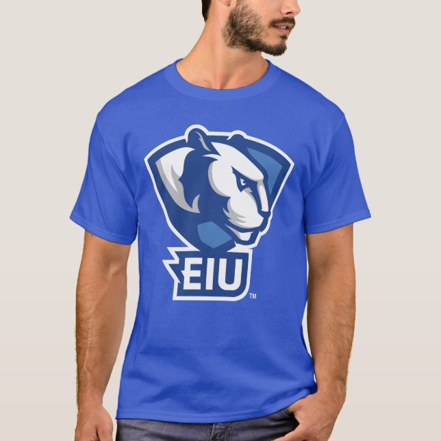 Logo der University Panthers von Eastern Illinois T-Shirt (Vorderseite)
