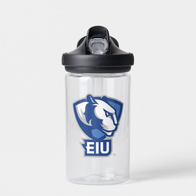 Logo der University Panthers von Eastern Illinois Trinkflasche (Vorne)