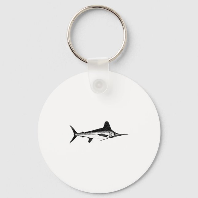 Logo der White Marlin Line Schlüsselanhänger (Vorderseite)
