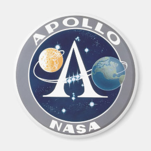 Logo des Apollo-Programms Magnet