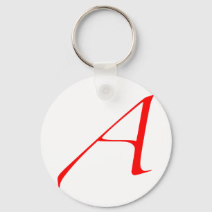Logo des Atheisten "A" Schlüsselanhänger